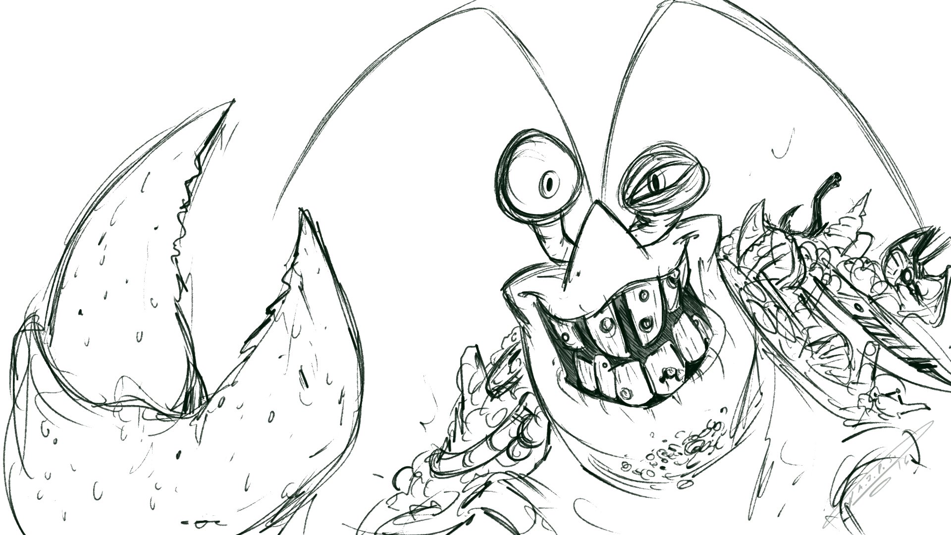 Alan ituriel on x any moana fans out there heres a shiny sketch for you ð tamatoa moana shiny sketch httpstcoxthmbsqbe x