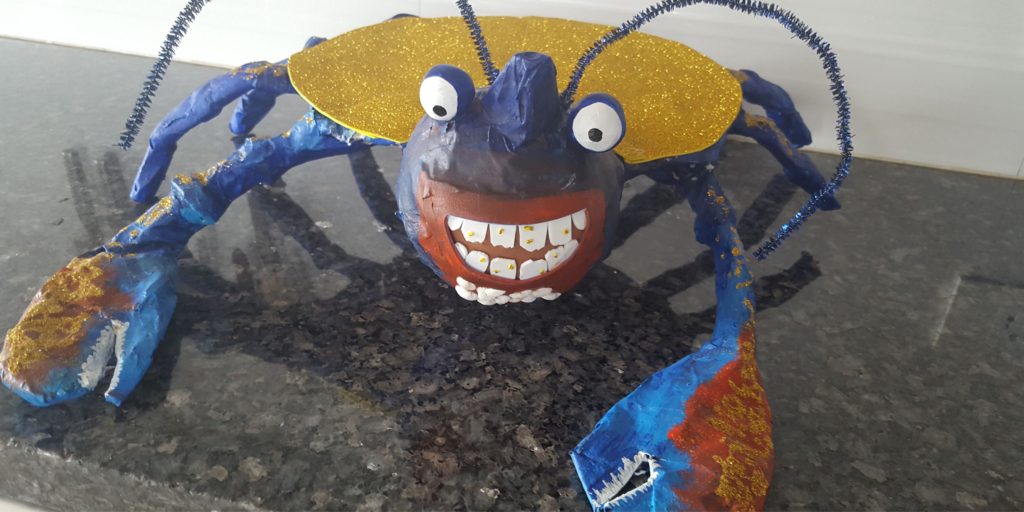 Diy tamatoa crab from moana