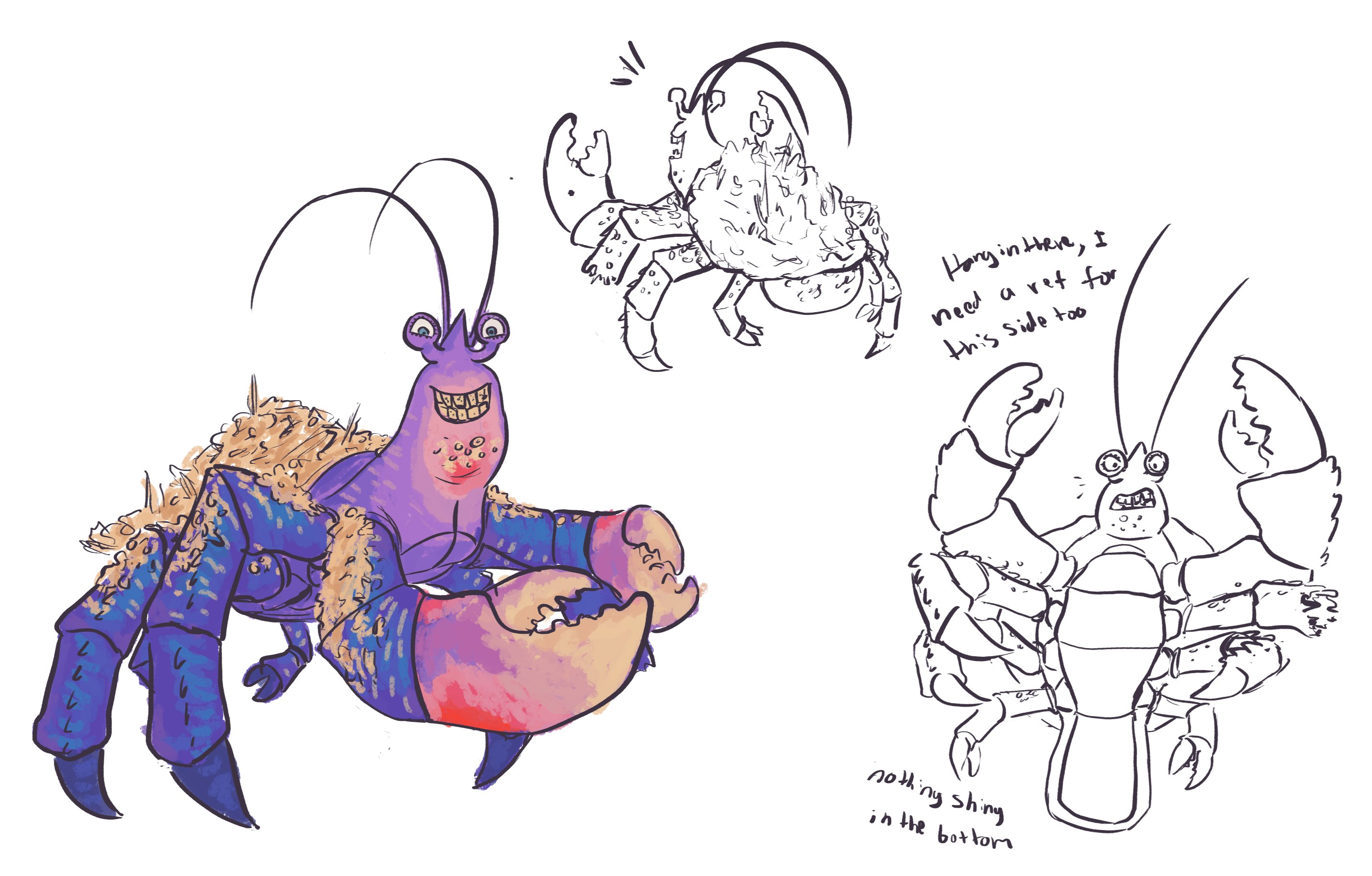 Âðª colorsofdoom ðª â x àªªàª doodled tamatoa as well he was such an awesome character and hes really fun to draw disney moana tamatoa ajemaineclement httpstcowgdrbxug x