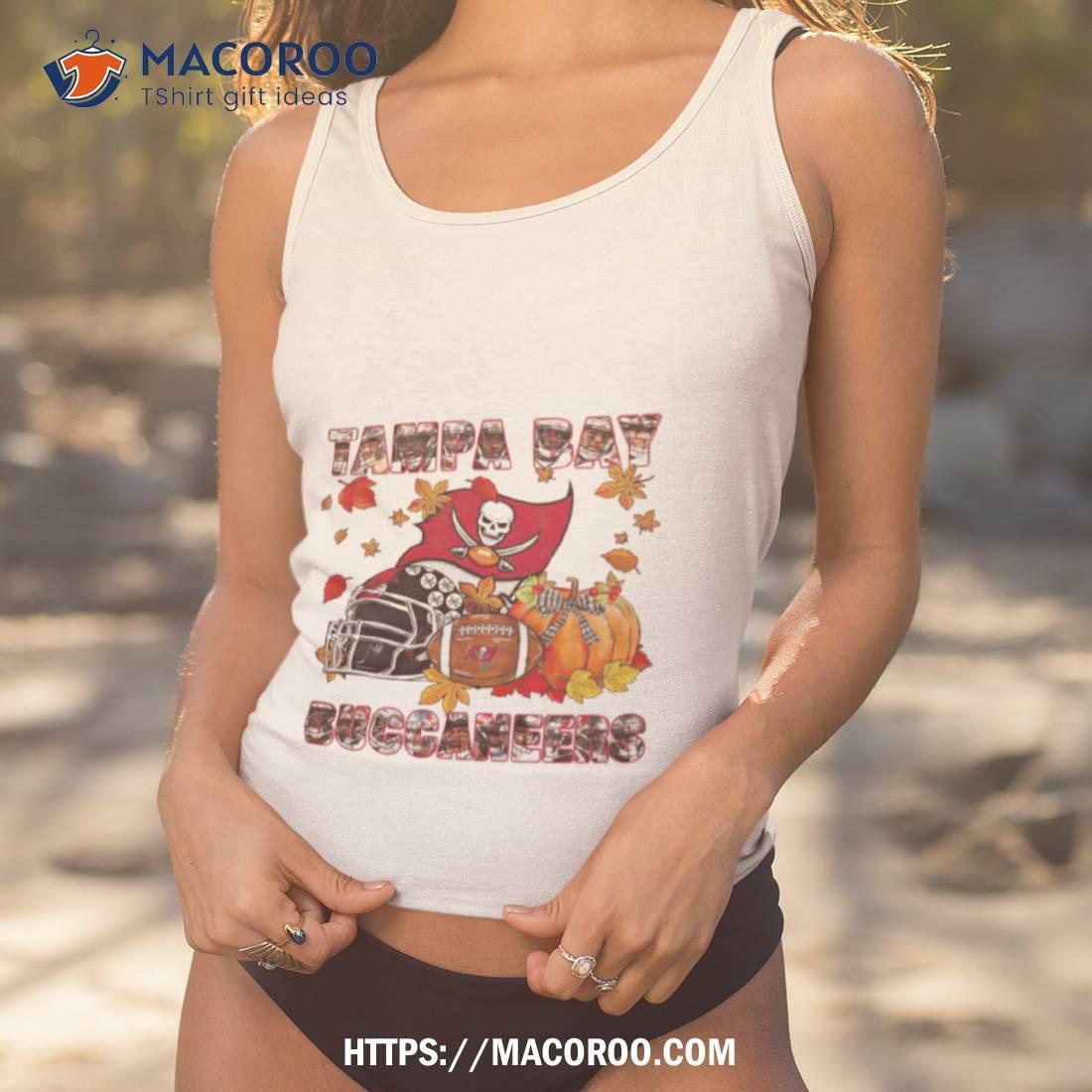 Tampa bay buccaneers fall helmet pumpkin shirt by macoroo