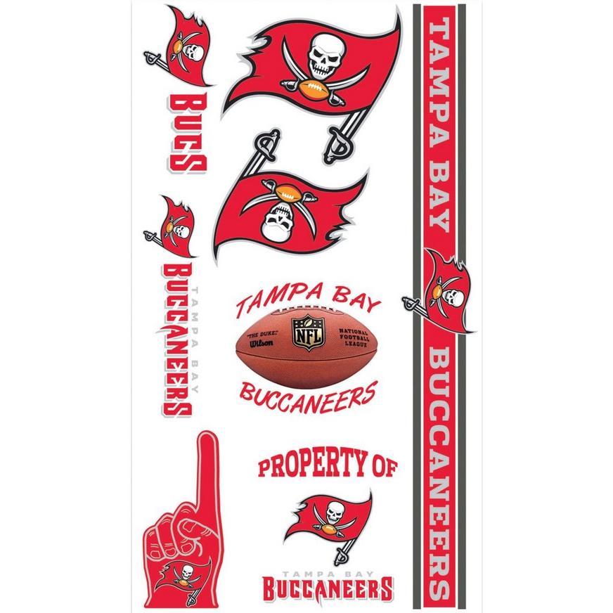 Tampa bay buccaneers face face decals ct party city