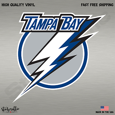 Tampa bay lightning nhl hockey full color logo sports decal sticker