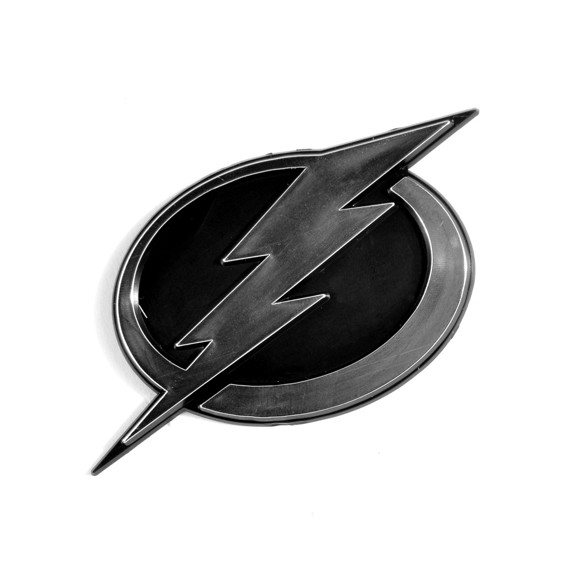 Tampa bay lightning molded chrome emblem