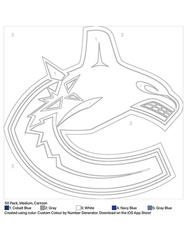 Nhl colour by number rhockey