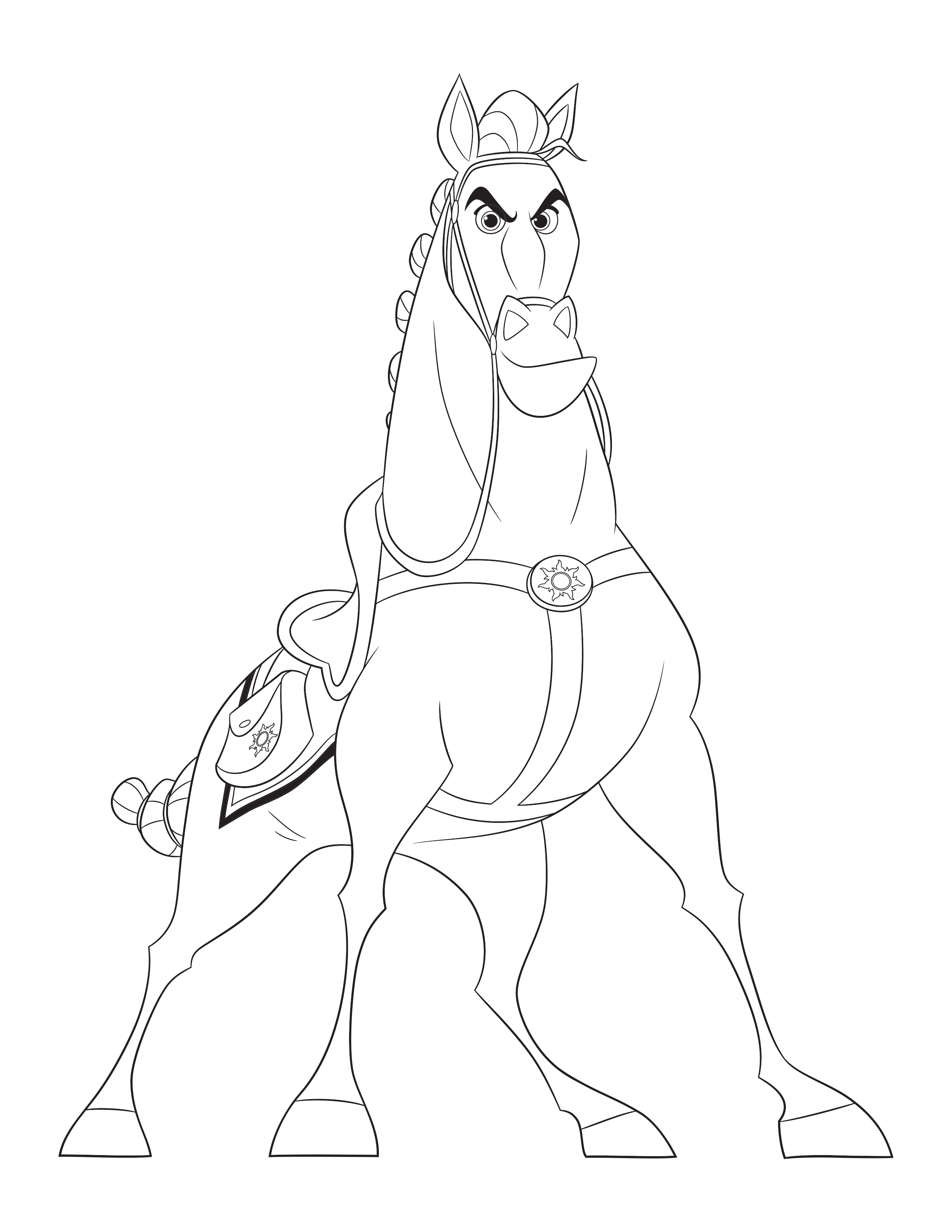 Tangled the series coloring pages