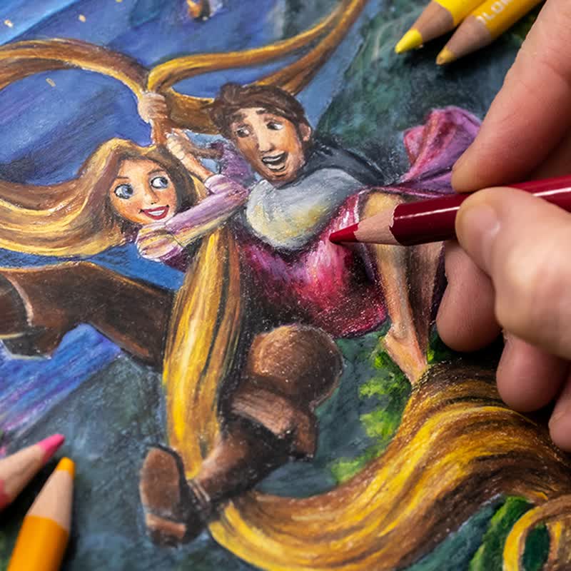 Disney tangled coloring page