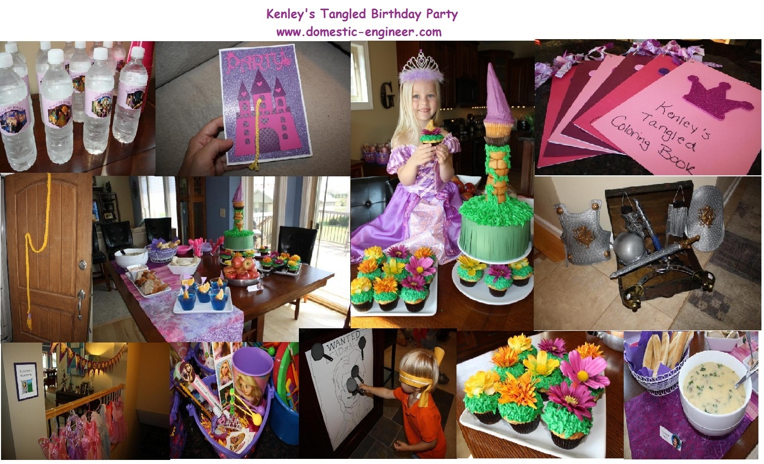 Kenleys tangled birthday party