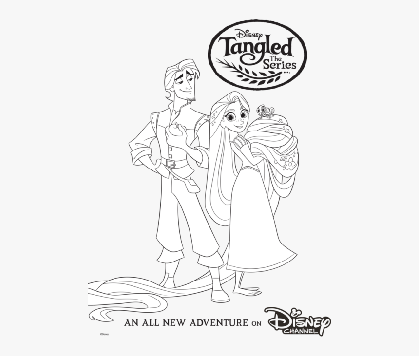 Rapunzels tangled adventure coloring pages hd png download transparent png image