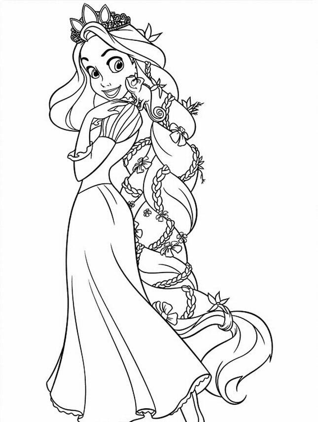 Free printable tangled coloring pag for kids tangled coloring pag rapunzel coloring pag disney princs coloring pag