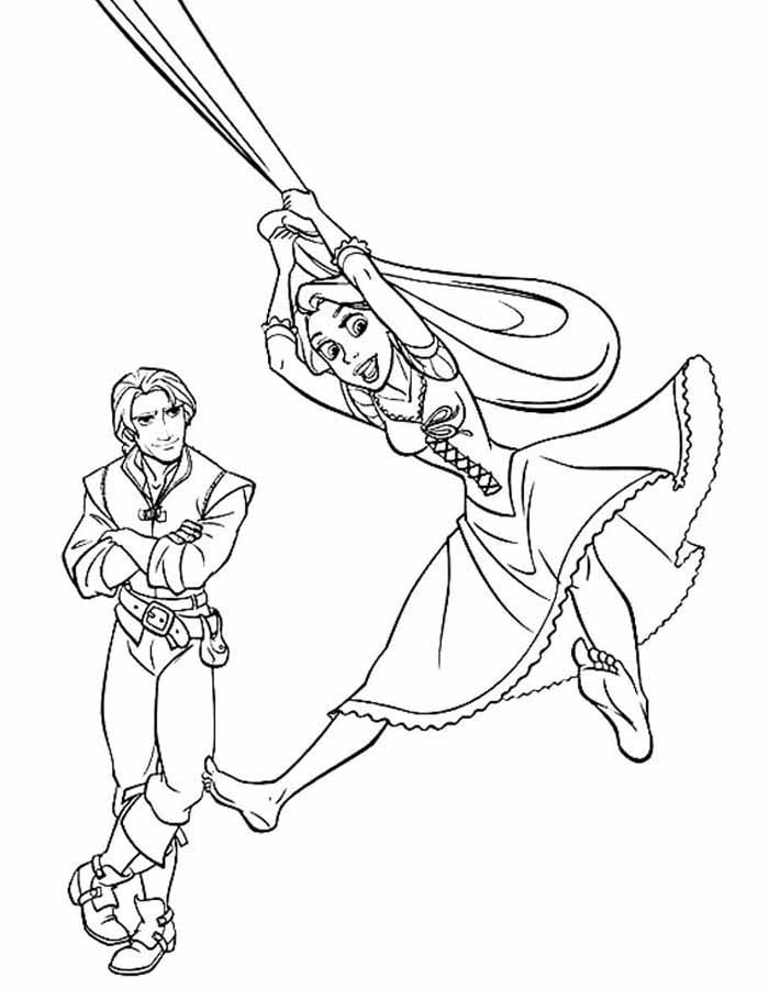 Rapunzel coloring pages free personalizable coloring pages