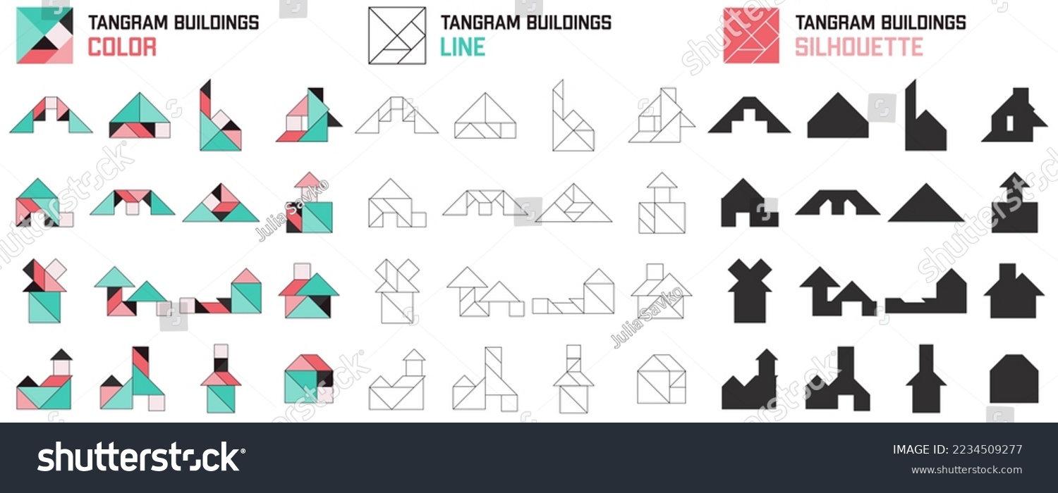 Tangram building images stock photos d objects vectors