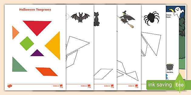 Ð halloween tangrams activity teacher