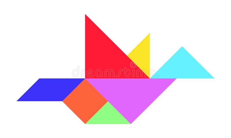 Tangram vector stock illustrations â tangram vector stock illustrations vectors clipart