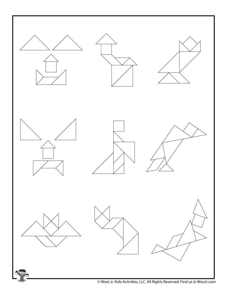 Pin on tanagrams