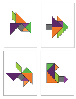 Halloween tangrams