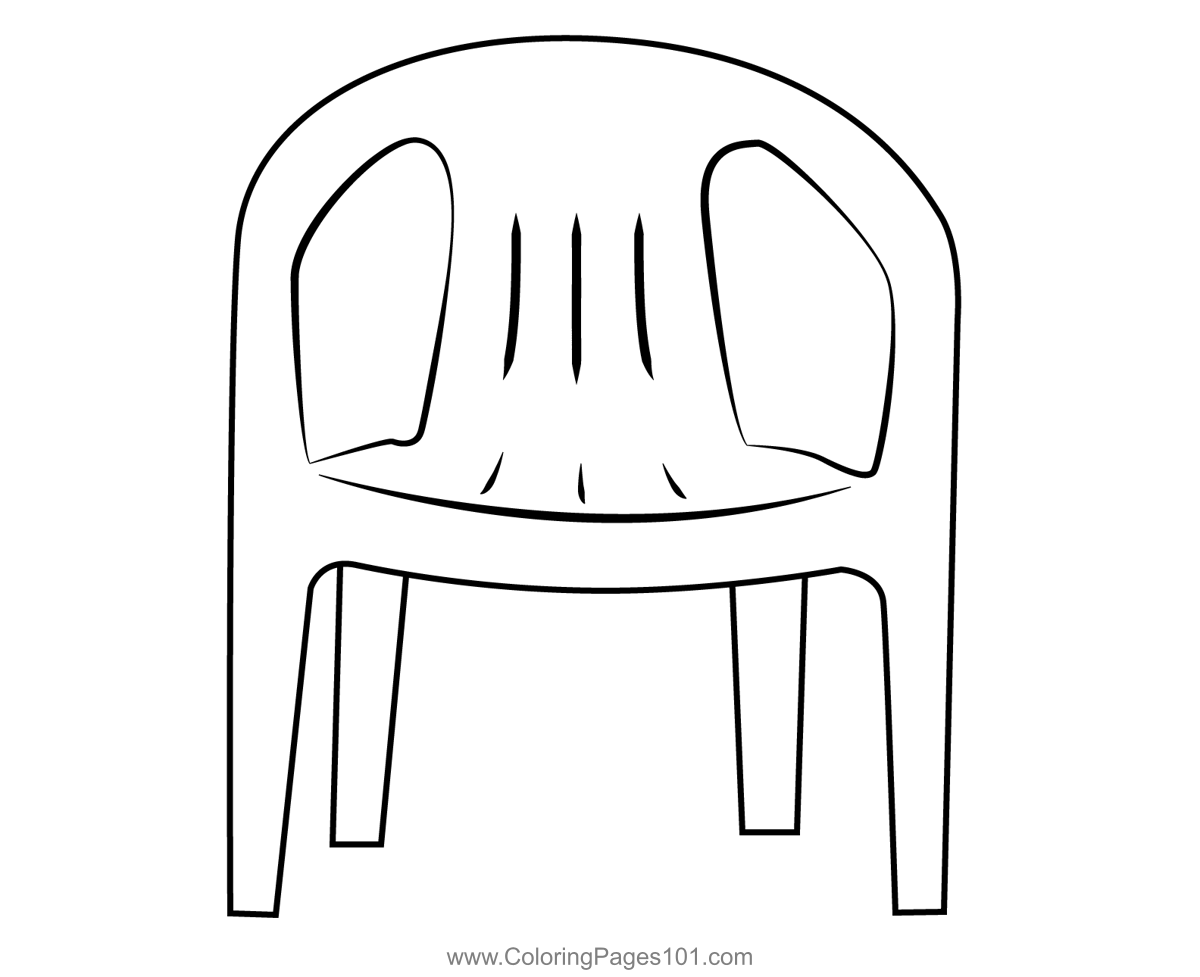 Simple chair coloring page coloring pages printable coloring pages coloring pages for kids