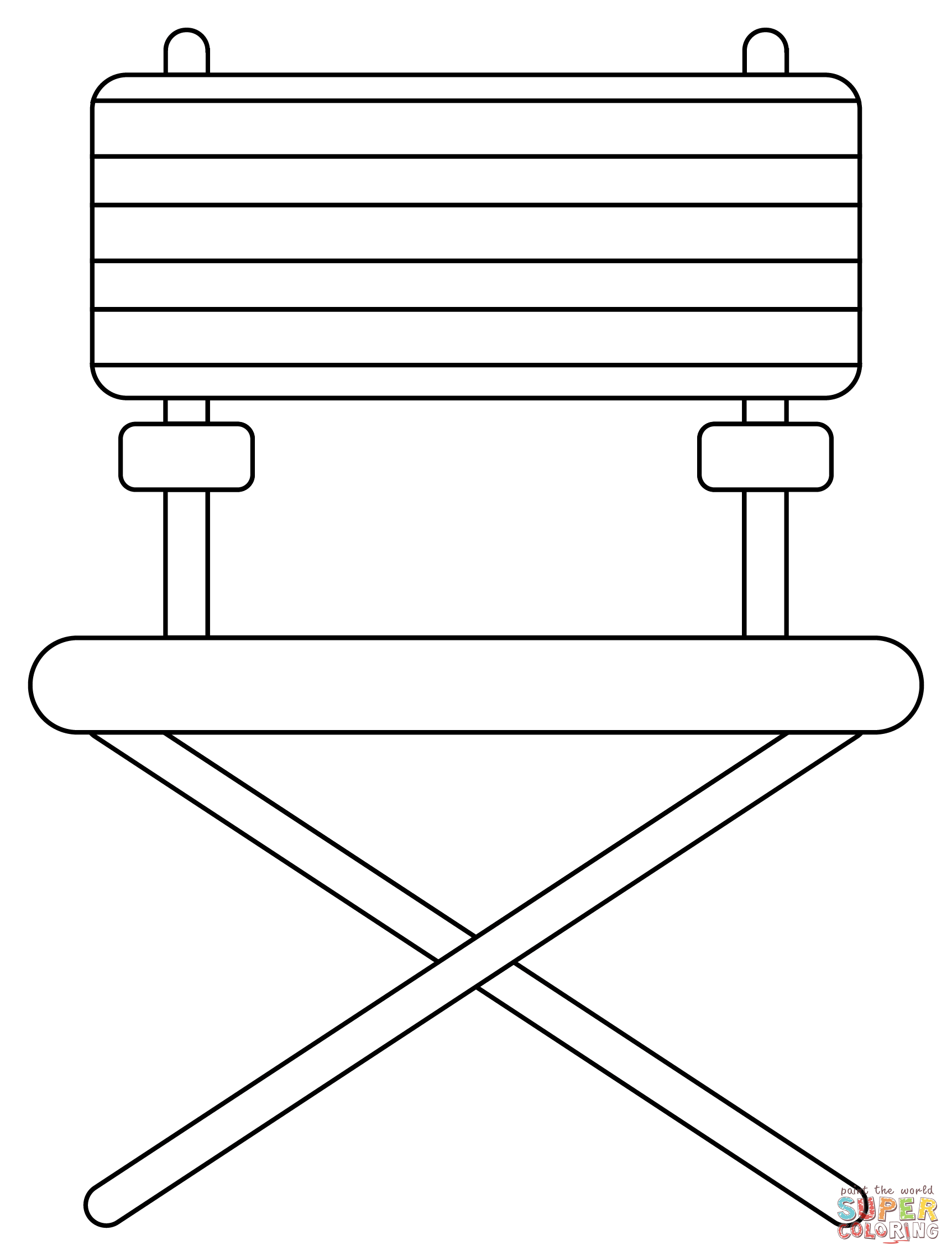 Camping chair coloring page free printable coloring pages