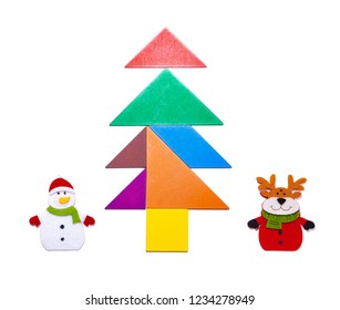 Tangram christmas images stock photos d objects vectors