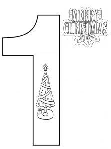 Christmas number coloring pages for kids coloring pages tracing worksheets preschool coloring pages for kids