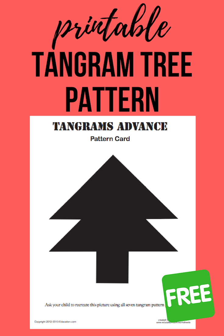 Tangram tree worksheet education tangram tangram puzzles tangram patterns