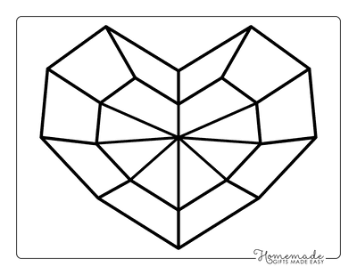 Adorable heart coloring pages for kids adults
