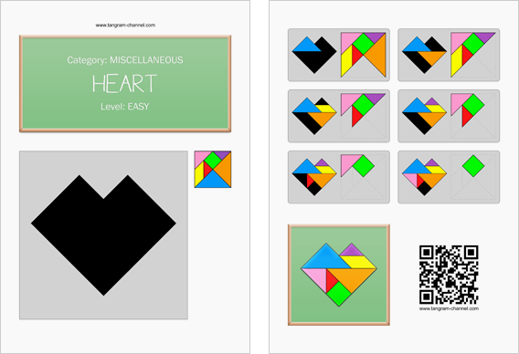 Tangram heart