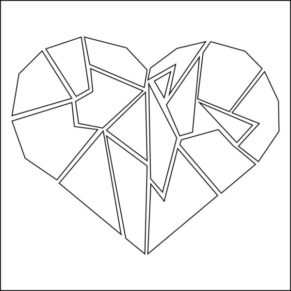 Heart tangram stock photos royalty free heart tangram images