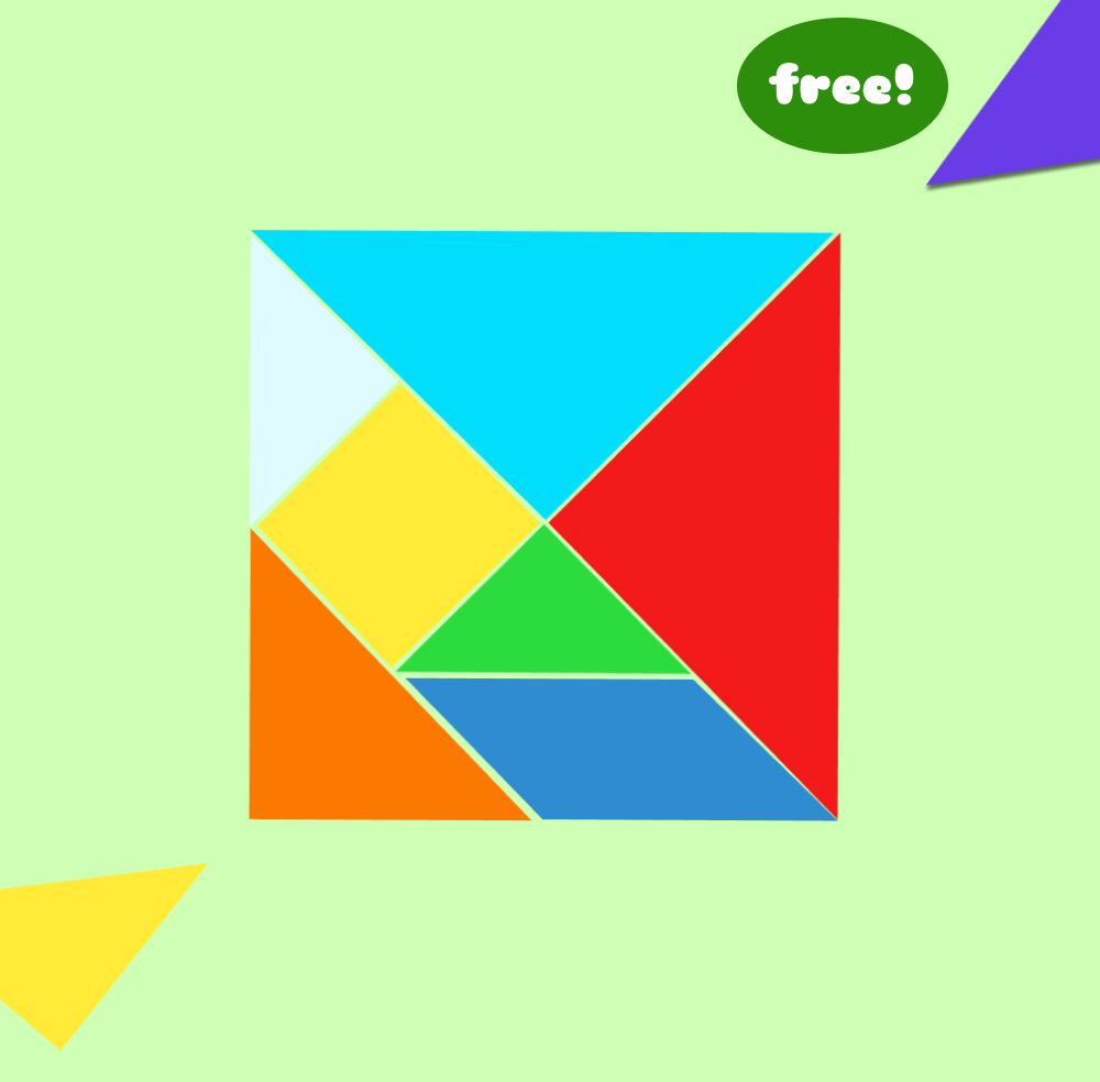 Tangram puzzles kids