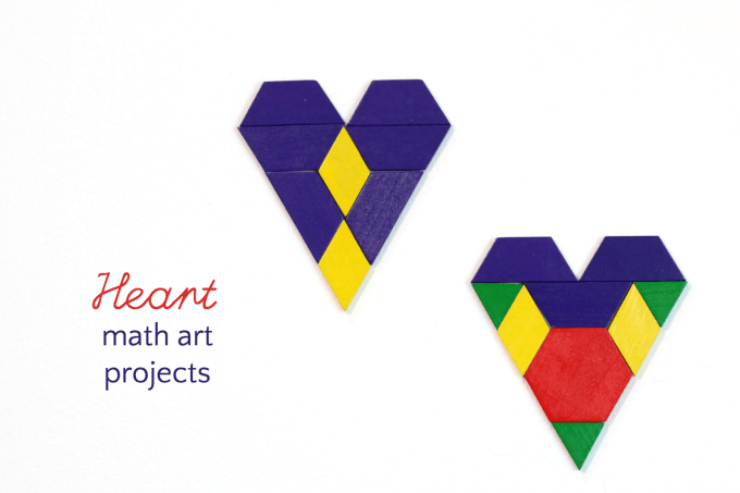 Valentines day math art ideas