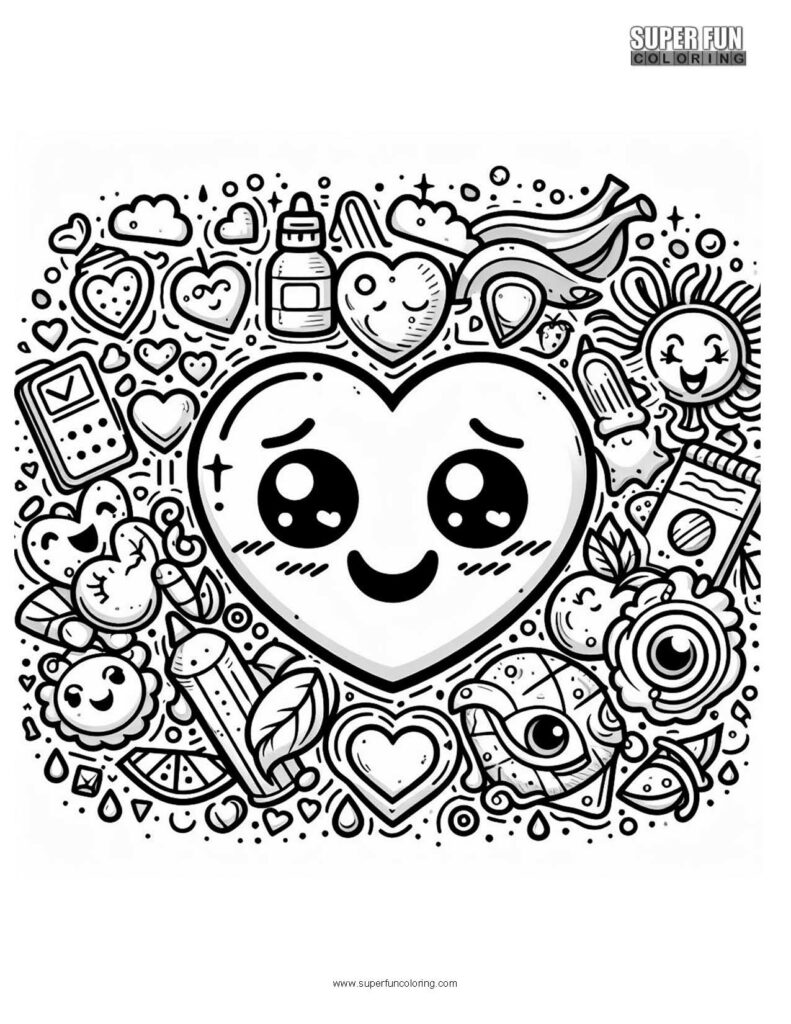 Emoji coloring sheets