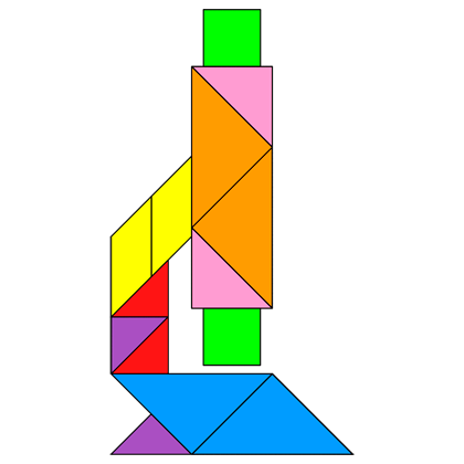 Tangram microscope