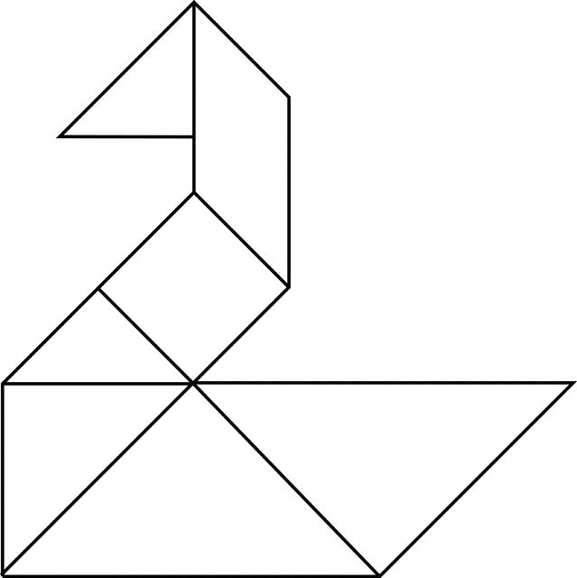 Swan clipart etc tangram patterns tangram tangram puzzles