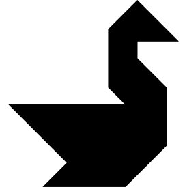 Tangram swan