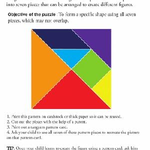 Printable tangrams for kids