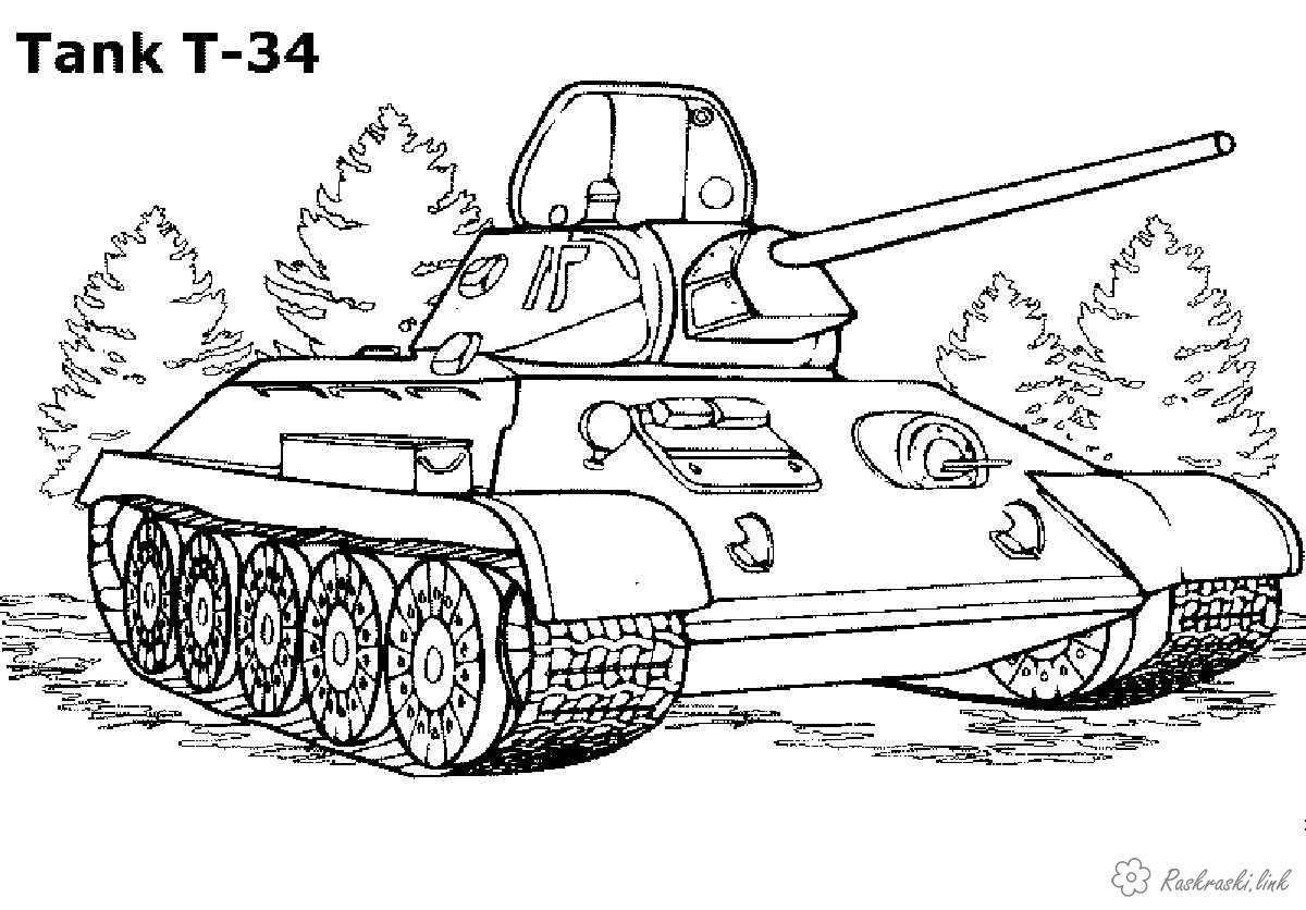 Tanks free coloring pages online print