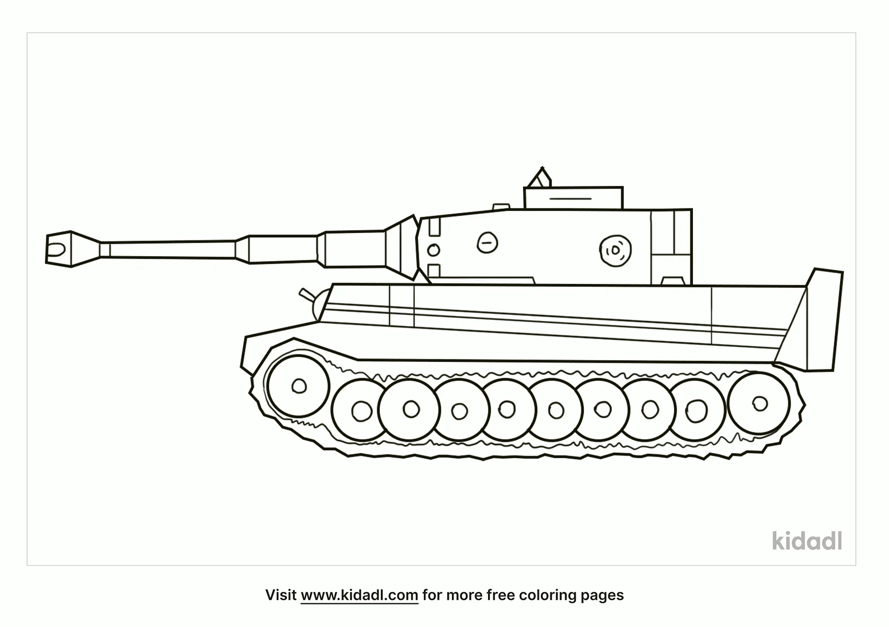 Free ww tank coloring page coloring page printables