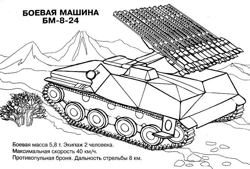 Coloring page tank transportation â printable coloring pages