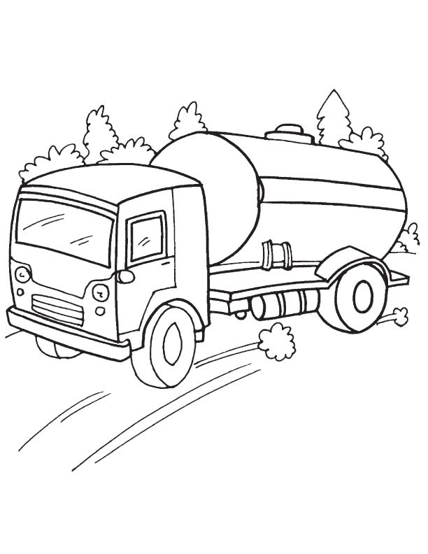 Speedy oil tanker coloring page download free speedy oil tanker coloring page for kids best coloring pages