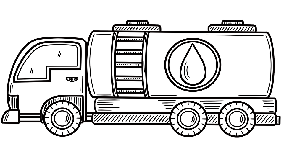 Download water tank truck vehicle royalty