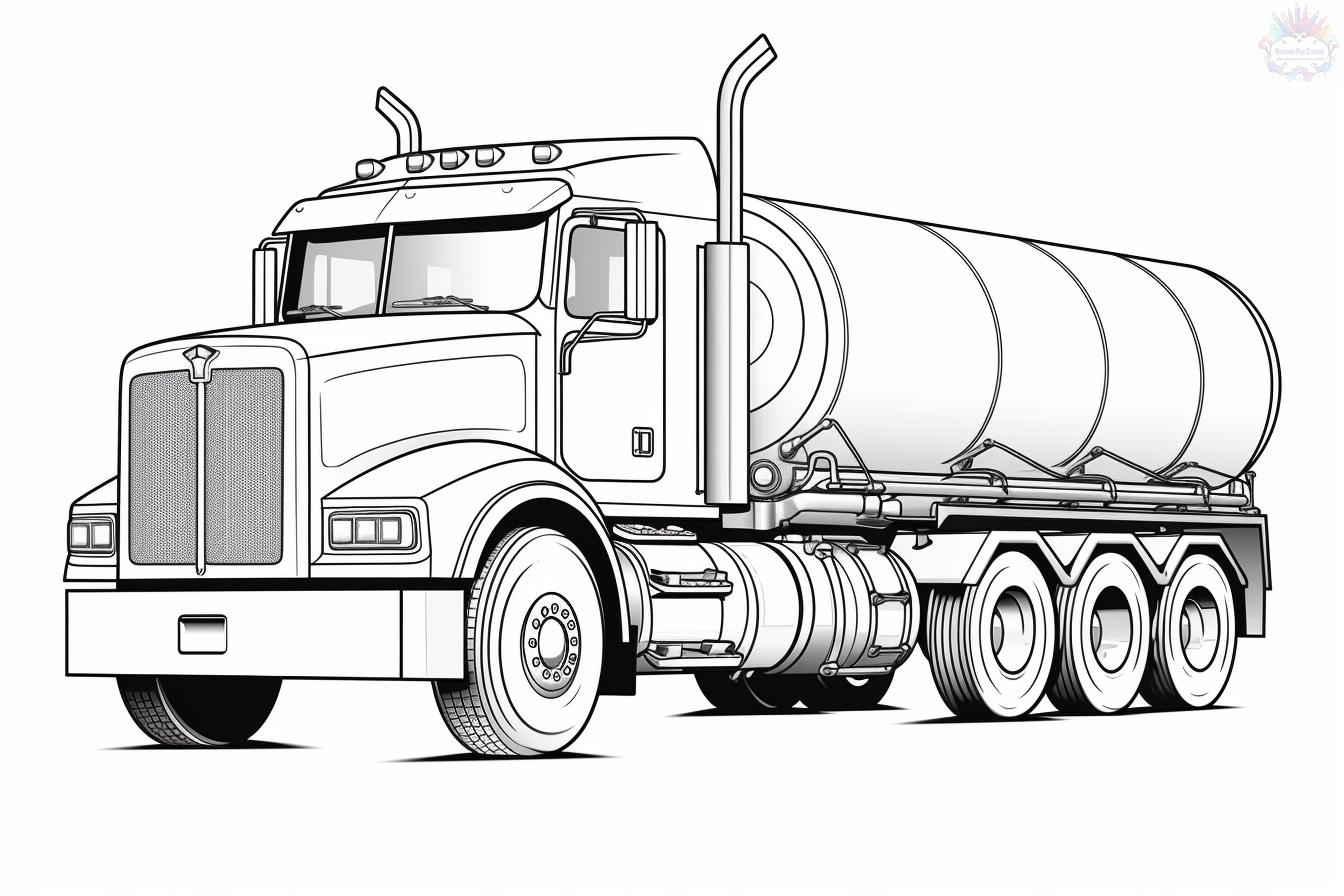 Truck coloring pages