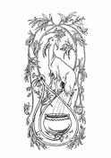 Tanngrisnir and tanngnjãstr coloring page free printable coloring pages