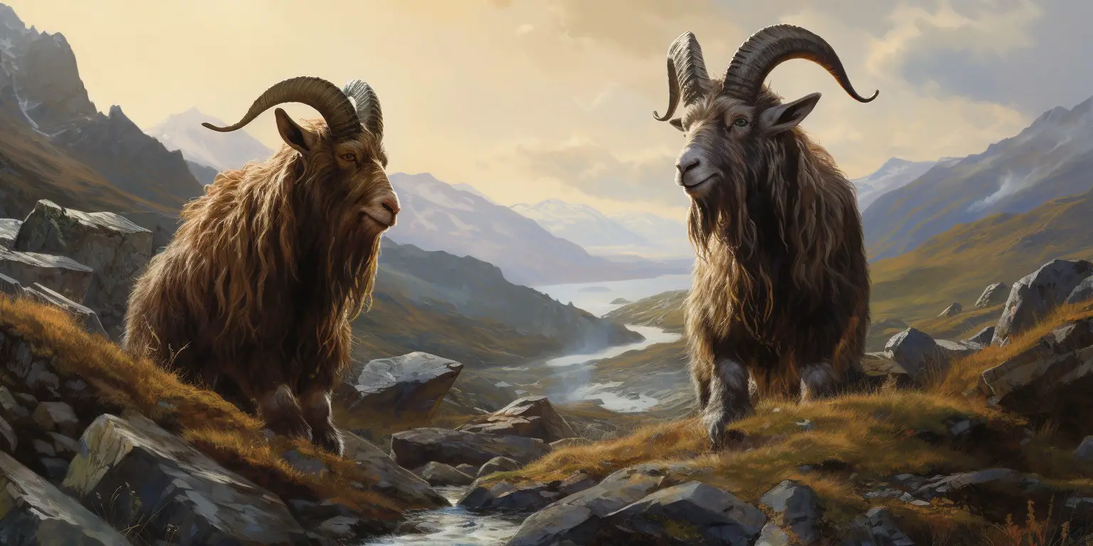 Tanngrisnir and tanngnjãstr thors goats