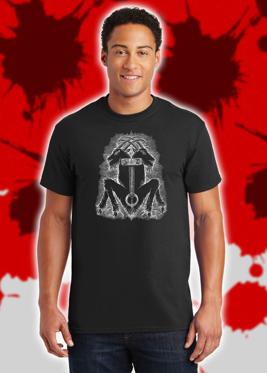 Tanngrisnir and tanngnjãstr norse mythology thor chariot goats food shirt nft