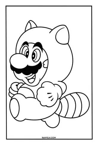 Super mario bros coloring pages free printable pdfs