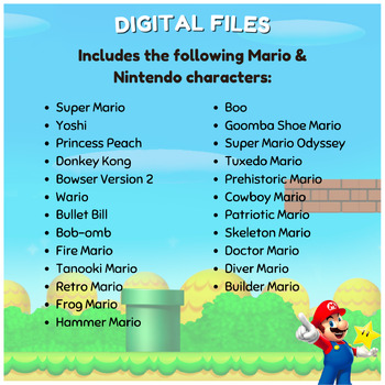 Mario color by number mario coloring pages mario themed nintendo coloring