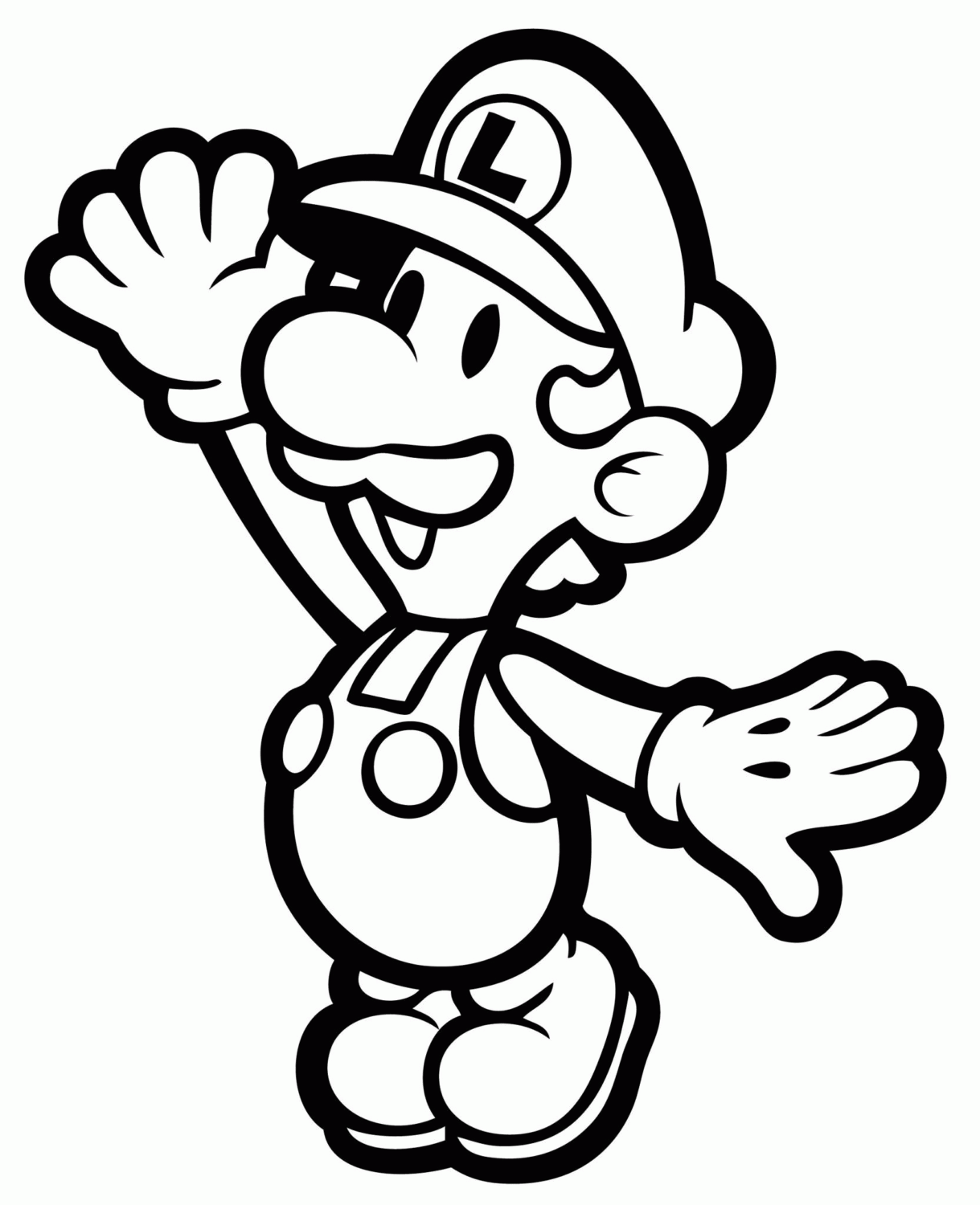 Free mario bros luigi coloring pages download free mario bros luigi coloring pages png images free cliparts on clipart library