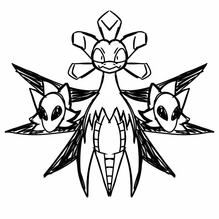 Hydreigon by pikathefox on sketchers united
