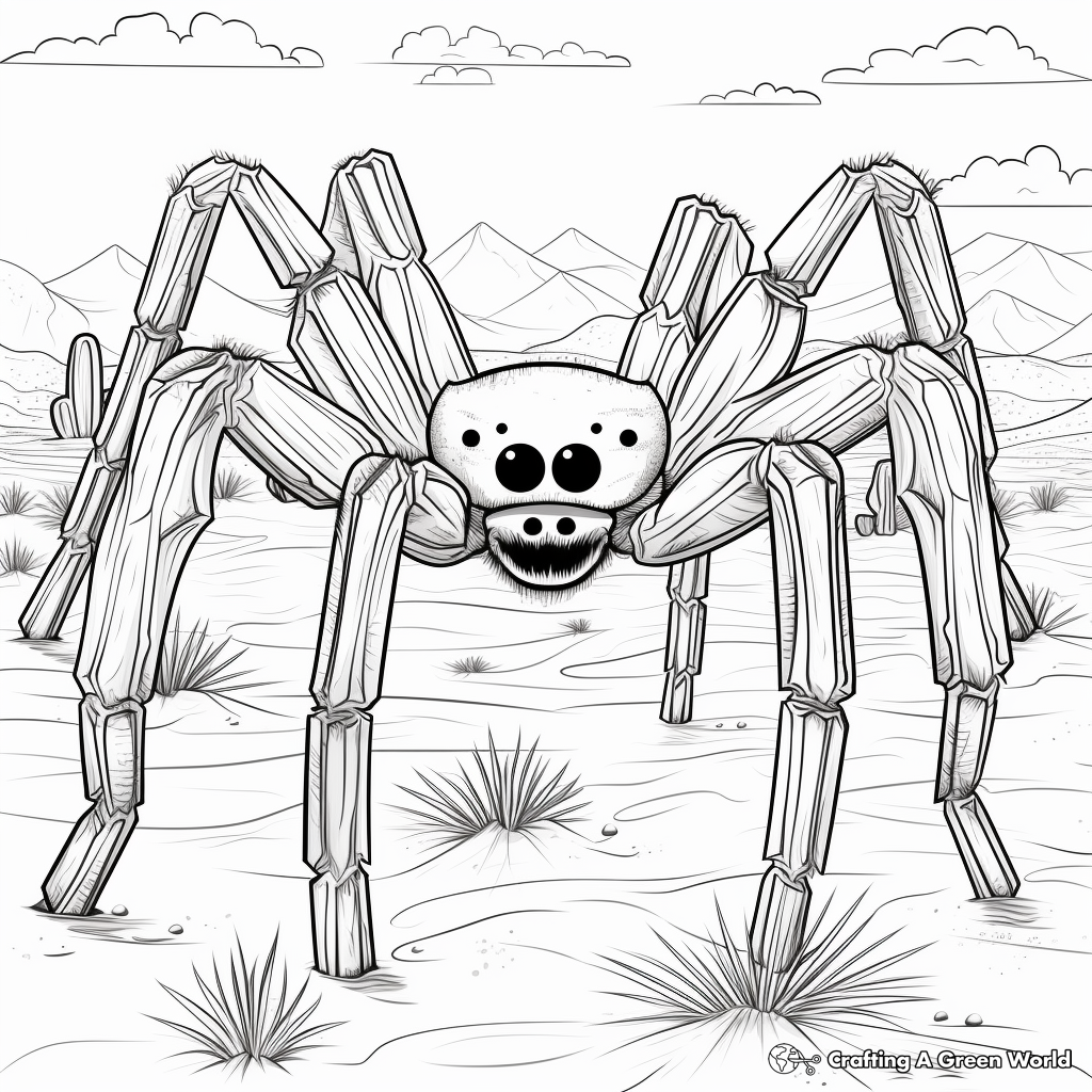 Tarantula coloring pages