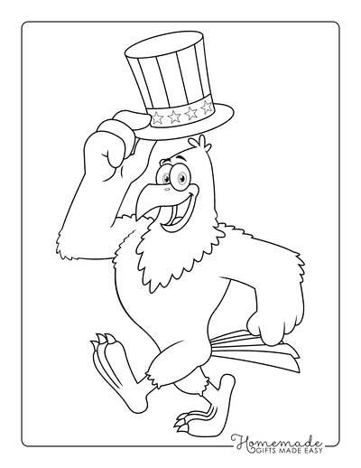 Fourth of july coloring pages free independence day printables