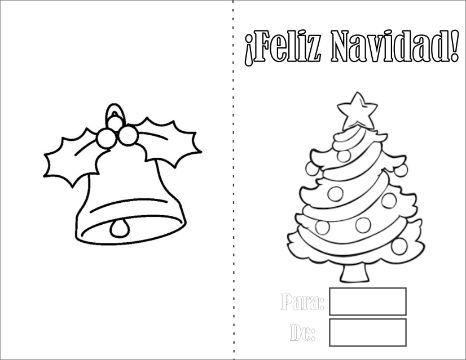 Tarjetas para colorear de navidad decorativas tarjetas tarjetas divertidas tarjeta navideãa